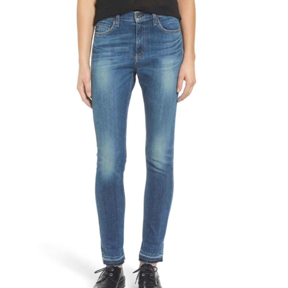 Rag & Bone Dre High Rise Slim Boyfriend Jean